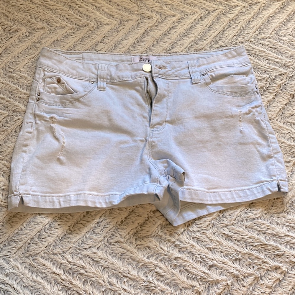 Denim shorts